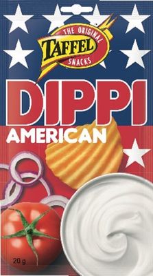 4 Bags x 20 g of Taffel American Dippi - Original - Finnish - Spicy Dip Sauce