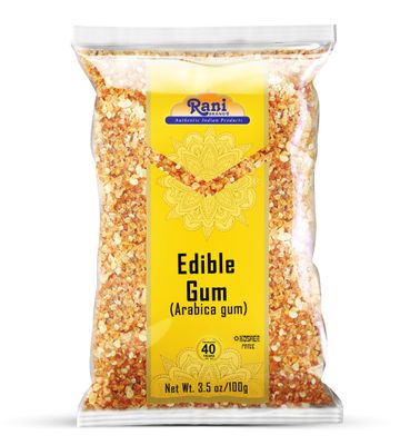 Rani Edible Gum Whole (Arabica Gum) 3.5oz (100g) All Natural, Salt-Free Vegan No Colors Gluten Friendly NON-GMO Kosher Indian Origin