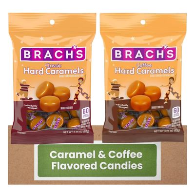 Nips Caramel and Coffee Candies Peg (3.25oz/Pack of 2)