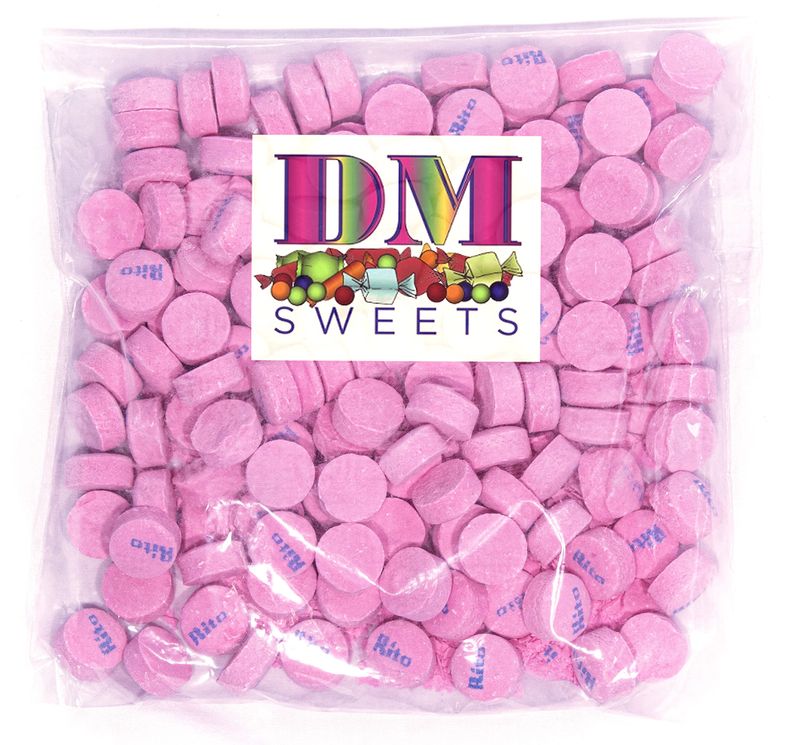 Rito's Pink Wintergreen Lozenge Mint - 1.5 lbs of Fresh Minty Candy