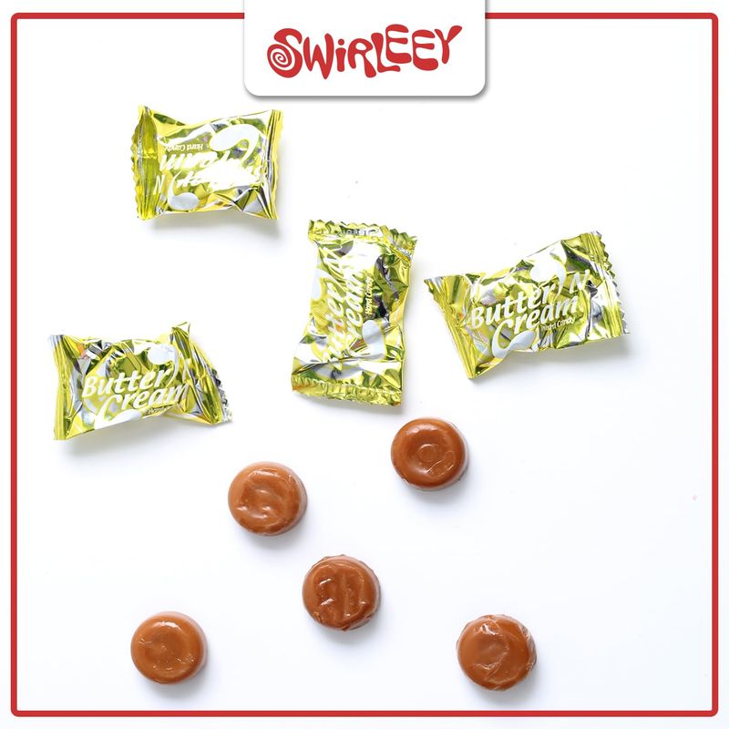 Butter Toffee Candies - 3LB - Gold Bulk Candies for Candy Buffet - Old Fashion Hard Candy - Vintage Bulk Candies - Rich Smooth Toffee Candy Individually Wrapped