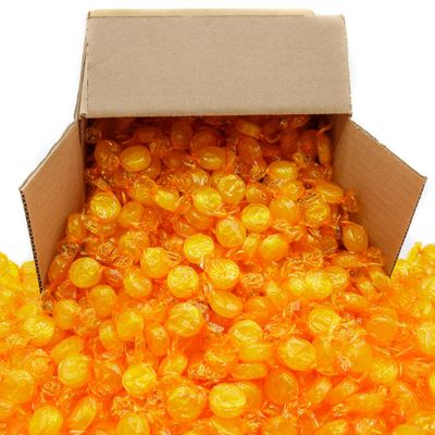 BUTTERSCOTCH Hard Candy 5 lb - Bulk Bag, Individually Wrapped, Sweet Gourmet Candies, Butterscotch Discs, Old Fashioned