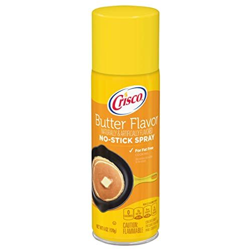Crisco No-Stick Cooking Spray, Butter, 6 Ounce
