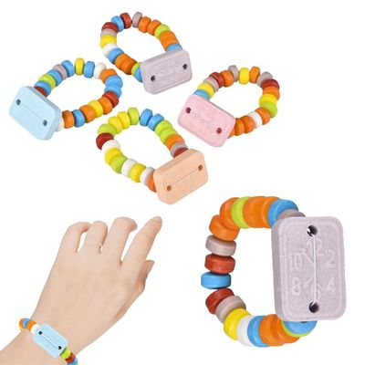 Candy Watch Bracelet, Stretchable Multicolor Fruit-Flavored Chewables for Party Favors (12-Pack)