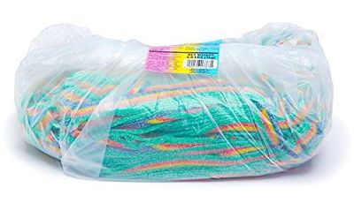 Smarty Stop Sour All Flavor Gummy Belts Candy 1 Pound (Rainbow)