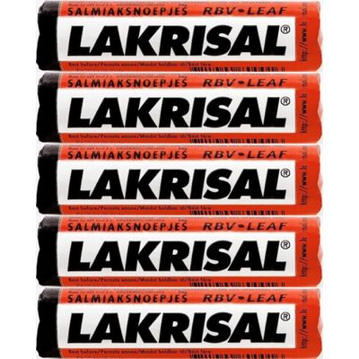 Licorice Candy Rolls - (10-Pack) - Salmiak Salty Liquorice Pastilles Roll