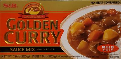 S&amp;B Golden Curry Sauce Mix, Mild,Medium Hot and Hot 7.8-Ounce (Pack of 3)