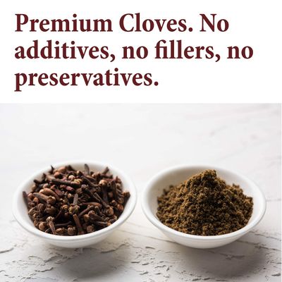 The Spice Way Cloves - whole (4 oz) clove spice, for many savory dishes and even tea - Whole Cloves Resealable Bag