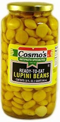 Cosmo&#39;s - Lupini Beans, (1)- 32 oz. Jar