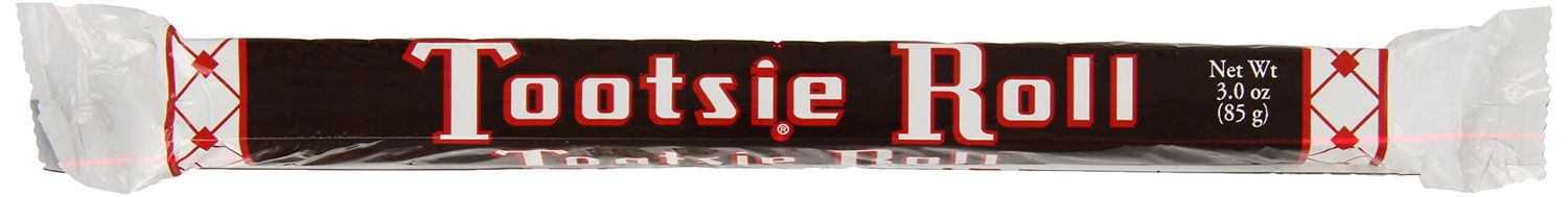 Tootsie Rolls Giant Classic 3.0 oz. Roll, Nostalgic Candy (Pack of 24)