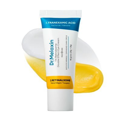 Dr.Melaxin TX Tranexamic Acid Retinalsome Dual Eye Cream with Adenosine Niacinamide for Dark circle Repairing Daily Anti-Aging Under Eye Care 50ml - Korean Skin care