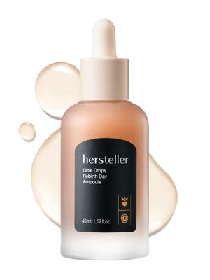 hersteller Little Drops Rebirth Day Ampoule 45ml, 1.5 Fl Oz Enhance Skin Texture Beetroot Extract Calming Vegan Facial Skin Plumper Looking Korean Skincare