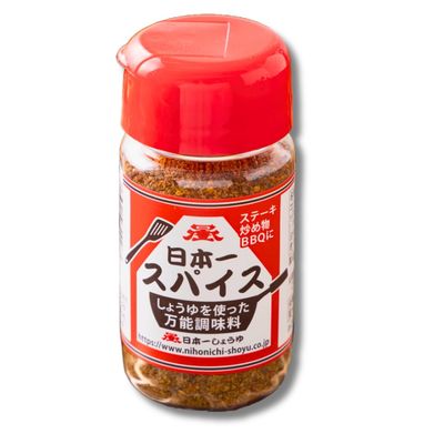 Soy sauce powder Japanese Umami Soy Sauce Seasoning All in One Spice powder all-purpose 80g 2.8oz.Nihonichi-Shoyufor steaks, stir-fries, yakisoba, fried potatoes, soups, stews