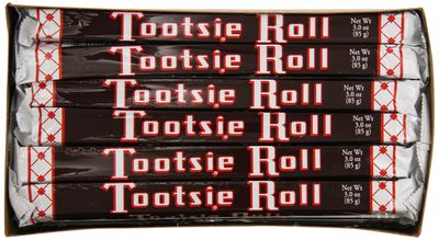 Tootsie Rolls Giant Classic 3.0 oz. Roll, Nostalgic Candy (Pack of 24)