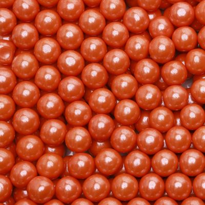 Shimmer Gumballs - Orange Candy Bubble Gum for Kids - Pearl Orange Gumballs 45 pcs 3.5 oz Chewing Gum - Nostalgic Valentines Candy for Party Favors Easter Basket &amp; Sweet Treats, 16mm (0.62 inch)