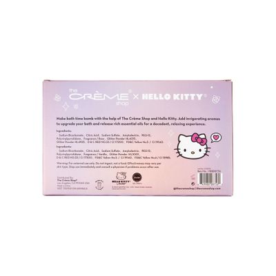 The Crme Shop x Hello Kitty Hello Fizzy! Bath Bomb Duo Holiday Gift Sets Stocking Stuffers Aromatherapy Bath Bombs (2 Pack)
