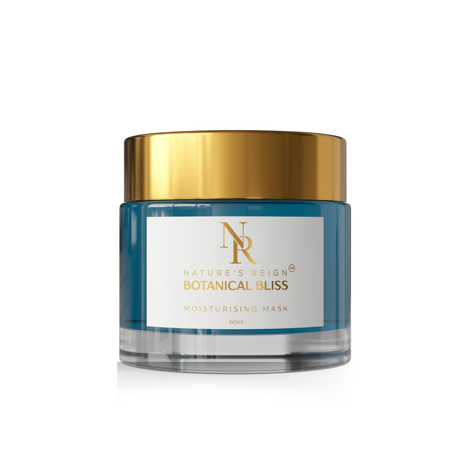 Nature&#39;s Reign Botanical Bliss Natural Enzyme Face Treatment with Papaya &amp; Blue Tansy Natural and Gentle Exfoliating Over Time Luxury Herbal Skincare Korean Clean Beauty for Glowing Skin