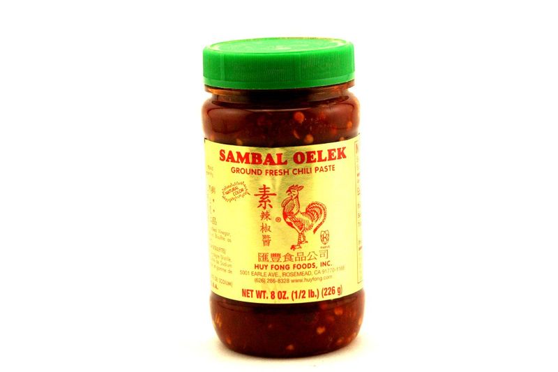 Huy Fong Sambal Oelek Ground Chili Paste - 8 oz x 2 bottles
