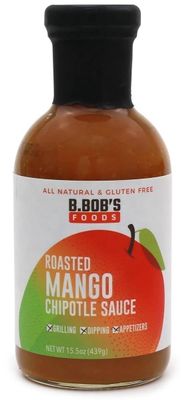 Bronco Bob's Roasted Mango Chipotle Sauce 15.5oz (Pack of 2)