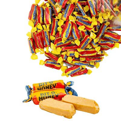 Bit-O-Honey Hard Chewy Candy - 3 Pounds - (Approx 200 Pieces), Individually Package