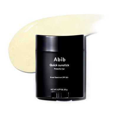 Abib Quick Sunstick Protection Bar SPF50 0.77 oz / 22 g (Glowing) Korean Suncreen Stick Suncare Sunblock, No Whitecast, Protector Solar Barra, Centella Asiatica Extract, Aloe Extract