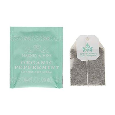 Harney &amp; Sons Organic Peppermint Tea 1.76oz/50g (50 Tea Bags)