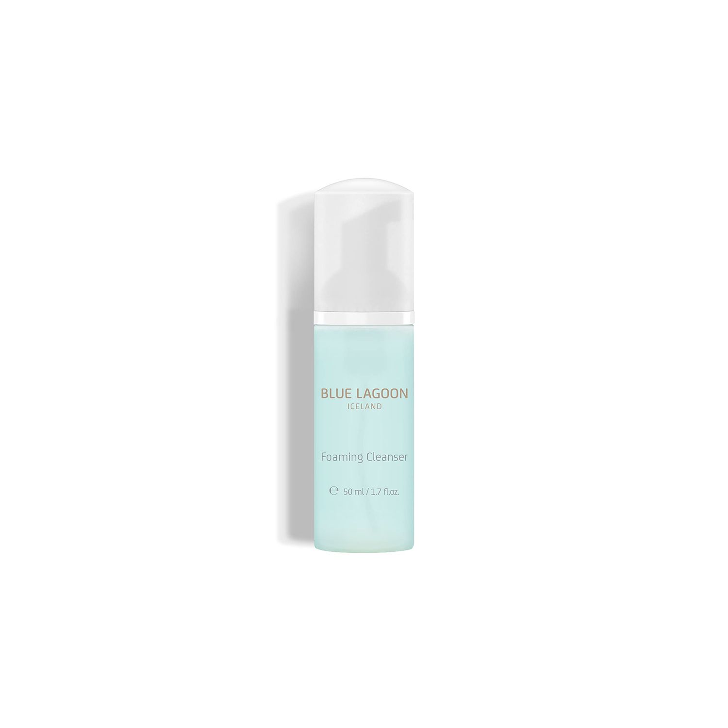 Blue Lagoon - Natural Foaming Face Cleanser - Gentle Facial Wash - Skin Purifier - Cleanser for Women - Makeup Dissolver - Bioactive Icelandic Skincare (1.7 fl oz 50 ml)