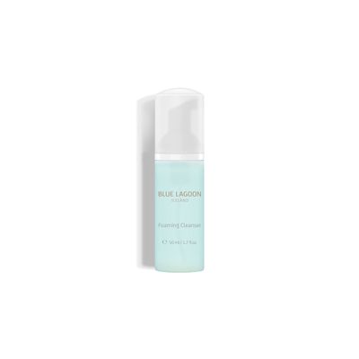 Blue Lagoon - Natural Foaming Face Cleanser - Gentle Facial Wash - Skin Purifier - Cleanser for Women - Makeup Dissolver - Bioactive Icelandic Skincare (1.7 fl oz 50 ml)