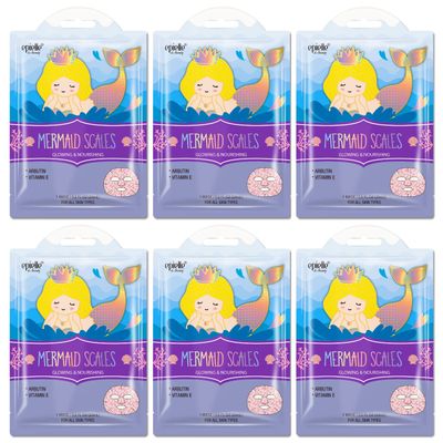 Epielle Character Masks (Mermaid Scales 6pk), Easter Gift