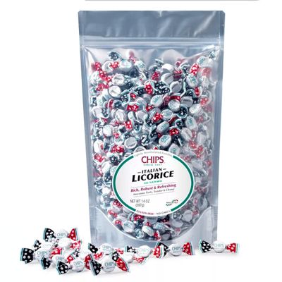 Chips Licorice, 1lb. Share Pack - Classic Italian Pastilles