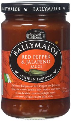 Ballymaloe Red Pepper &amp; Jalapeno Sauce, 10 Ounce