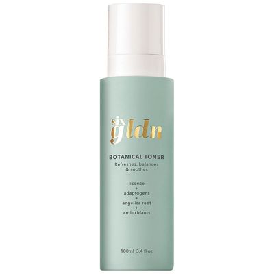 Six Gldn Botanical Toner for Face with Licorice, Ginseng and Neem, Hydrating, Balancing, Soothing, Vegan, K-Beauty Korean Skincare for All Skin Types, 100 ml