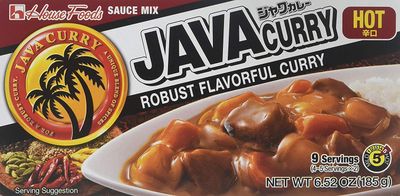 House Foods Java Curry Hot 6.52oz, 2 Pack
