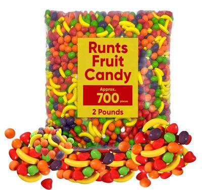 Fruit Candies Hard Candies - Bulk Candy - 2 Pound - Fruit Shaped Hard Candy - Retro Candy - Unwrapped Candy for Machine Refills - Candies for Candy Buffet