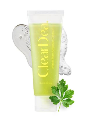 ClearDea Minari Ampoule Cleanser for Face - K-Beauty Korean Water Parsley &amp; Kakadu Plum Extracts, Hydrating &amp; Gentle Daily Facial Cleanser, 70ml/2.36 oz