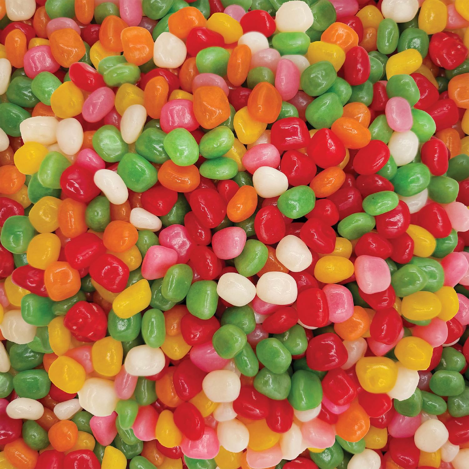 Jelly Beans - 2 Pound Bulk Pack - Assorted Fruit Flavored Candy - Mini Size