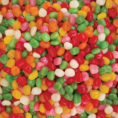 Jelly Beans - 2 Pound Bulk Pack - Assorted Fruit Flavored Candy - Mini Size