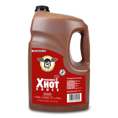 HABANERO PEPPER X HOT SAUCE 1 Gallon (128 Fl Oz)
