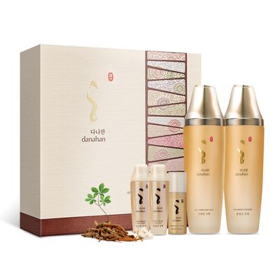 Danahan Bon Yeon Jin 2pcs Set, 5.4 fl oz(160ml), Emulsion 5.4 fl oz(160ml) Anti-Wrinkle, Moisturizing, Hydrating, Soothing, Korean Skin Care, Korean Skin Care Set
