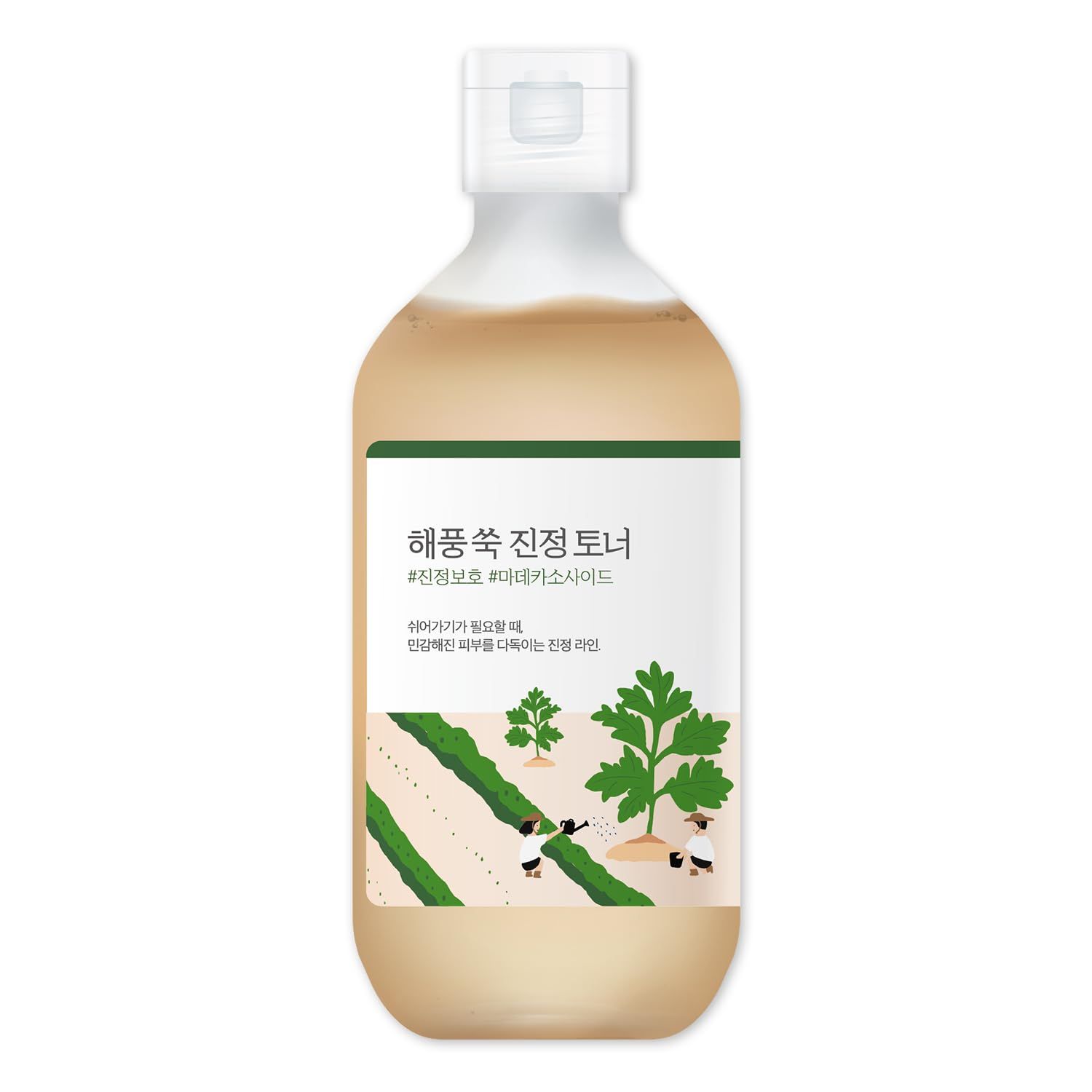 ROUND LAB Mugwort Calming Toner 300ml / Madecassoside, Soothing, Water Type Toner