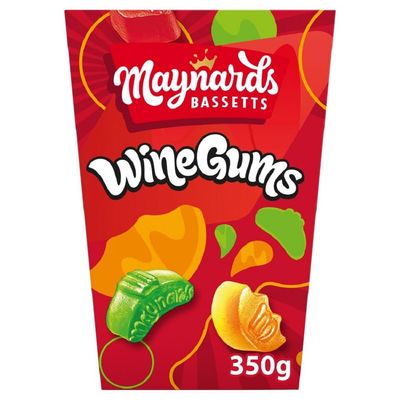 Maynards Wine Gums Carton 350g (1 Pack)