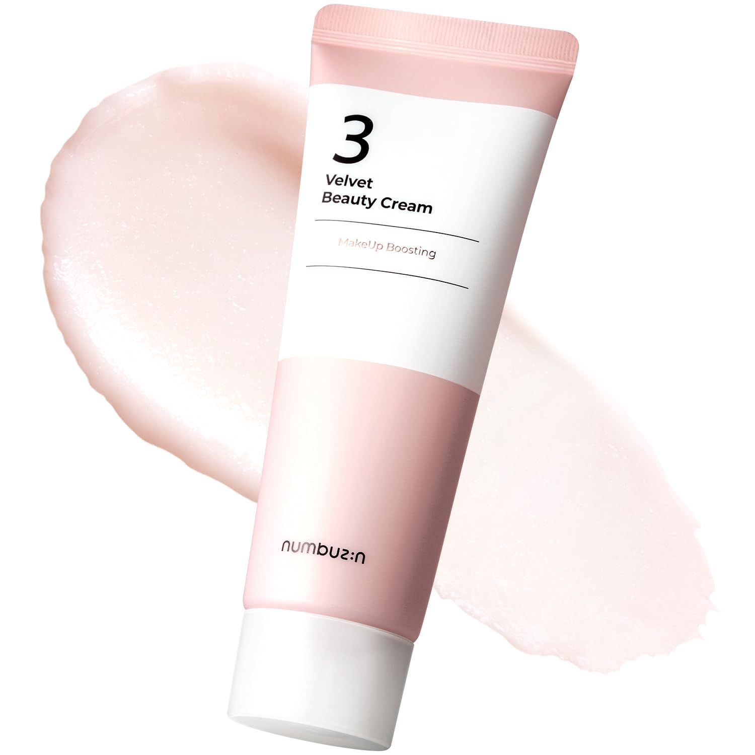 numbuzin No.3 Cream Velvet Beauty Cream Hydration, Textured Skin, Poreless, Smooth Skin, Makeup Prep, Primer, Niacinamide 2.02 fl. oz.