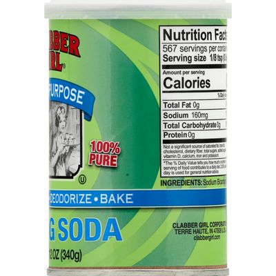 Clabber Girl Baking Soda, 12 Ounce