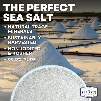 Coarse Sea Salt for Grinder Refill, Coarse Grain Kosher, Non-Iodized Unrefined Baja Salt for Cooking, Mineral-Rich, 14 oz Bag
