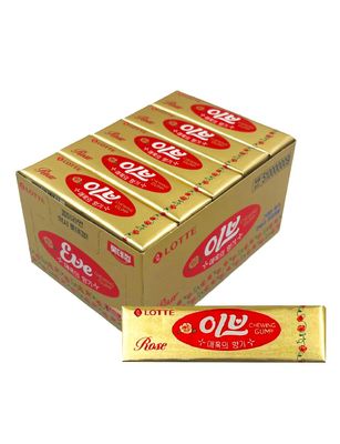 KULOSORY Lotte Chewing Gum 15ea (1box) (EVE (Rose-scented gum))