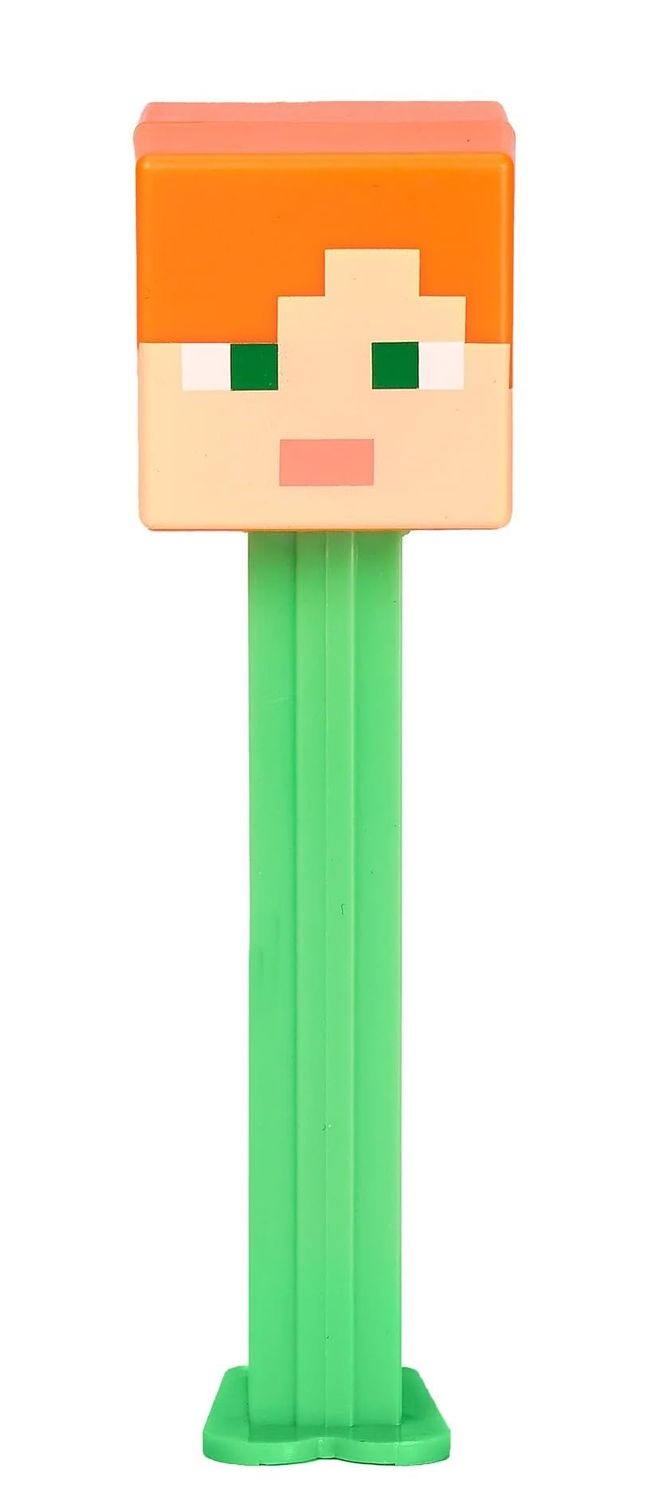 PEZ Minecraft Candy Dispenser Alex PEZ Candy Dispenser With 2 PEZ Candy Refills Minecraft Party Favors, Minecraft Gift, Goodie Bag