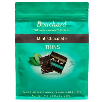 Dark Chocolate Mint Thins (72% Cacao) 21.2 OZ (1.3 LB/600g)