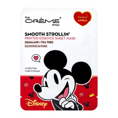 The Crme Shop Mickeys Smooth Strollin Printed Essence Sheet Mask (3 Pack)