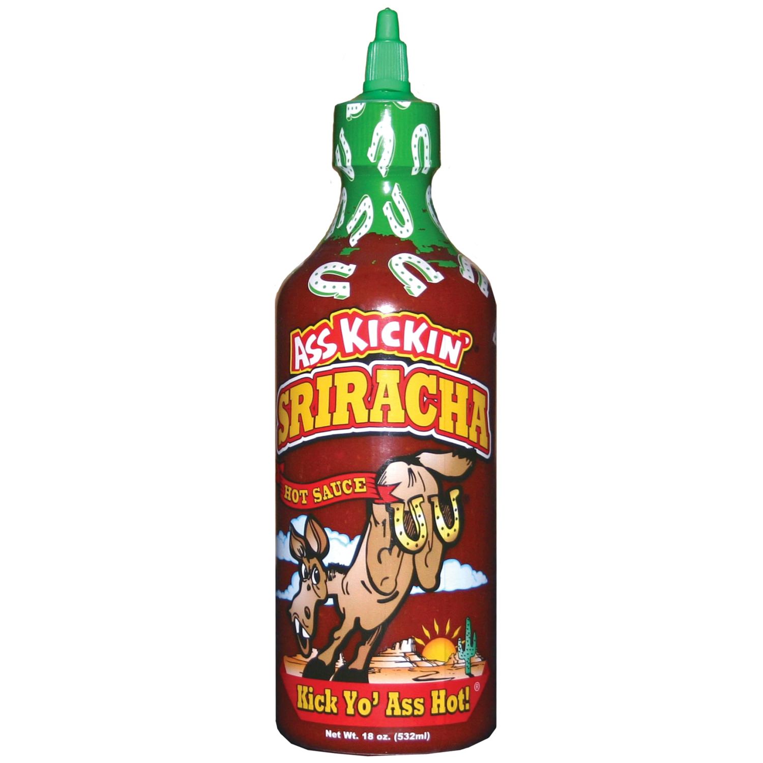 ASS KICKIN&#39; Sriracha Hot Sauce - Sriracha Hot Chili Sauce - Try if you dare - Perfect Gourmet Gift for the Hot Sauce Fan (Sriracha Sauce)