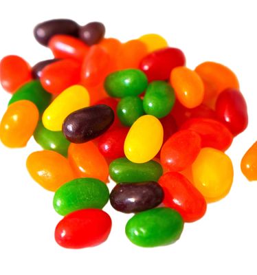 Jumbo Extra Large Fresh Chewy Fruit Flavored Jelly Beans - 1.5 lbs Fresh Bulk Assortment of Cherry Lemon Lime Grape Orange Strawberry Grape